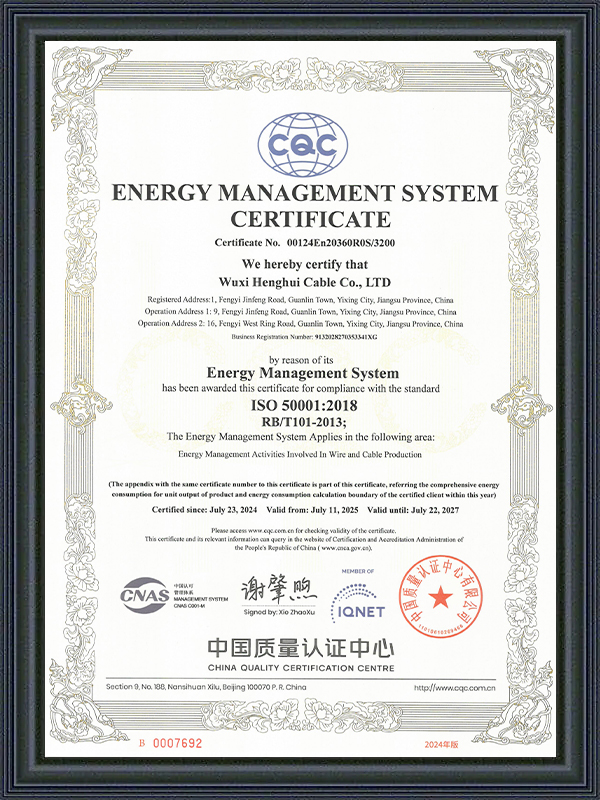 Certifikát systému energetického manažérstva